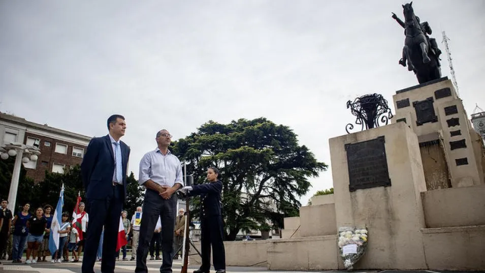 Se realizó el acto por el natalicio del General San Martín