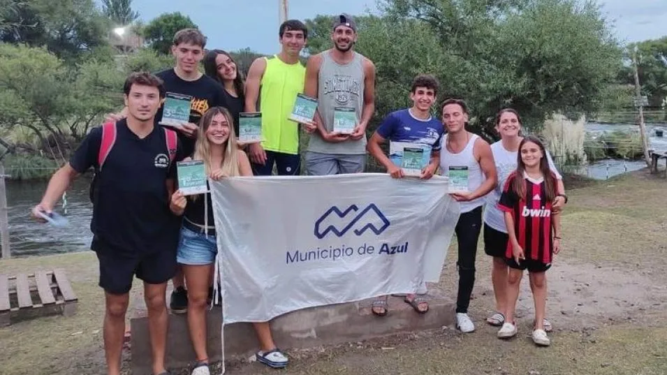 Canotaje: un equipo de Azul participó del Campeonato Provincial de Slalom y Descenso