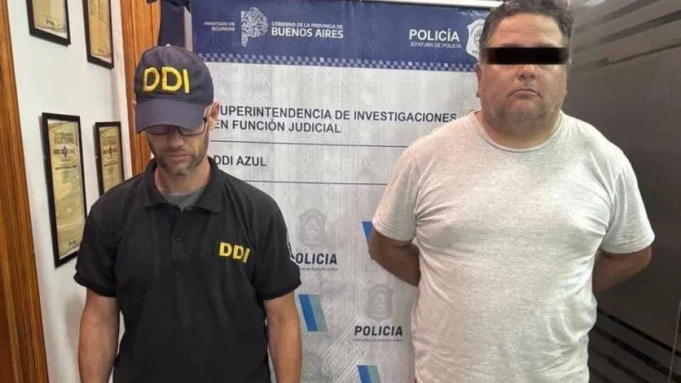 Vélez, el imputado por el crimen de Bustos. Sigue preso en la Unidad 35, la cárcel que está en Magdalena. DDI AZUL/PBA/ARCHIVO