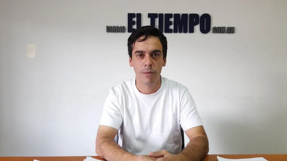 El concejal del radicalismo Agustín Puyou durante la entrevista con diario EL TIEMPO. AGUSTÍN SCALCINI