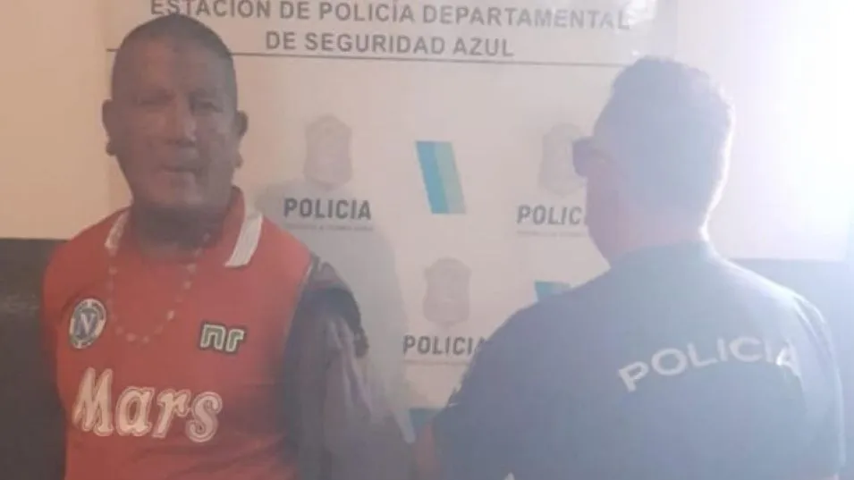 Al herido hoy en un choque lo habían arrestado el sábado, tras protagonizar un incidente en el Pintos. FOTO: EPDS AZUL//PBA