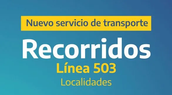 Este sábado comenzará el servicio de transporte a Pablo Acosta