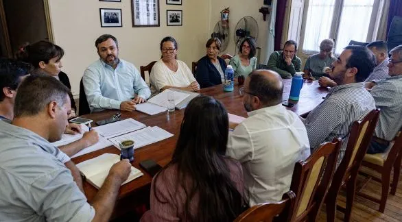 El secretario de Gobierno Pallia mantuvo   un encuentro con concejales de diferentes bloques