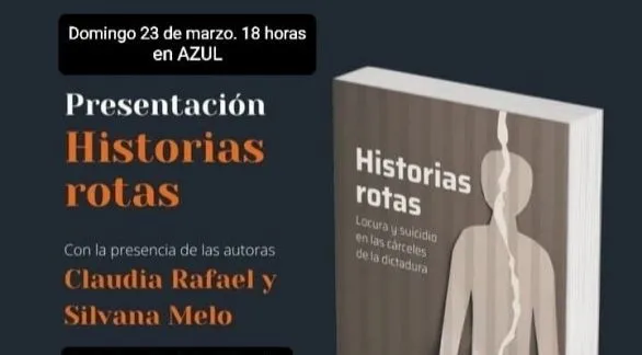  Se presentará el libro "Historias rotas" con la presencia de sus autoras